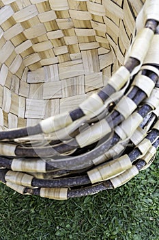 Handmade wicker baskets