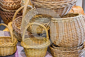 Handmade wicker baskets for sale