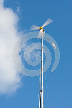 Handmade wind generator