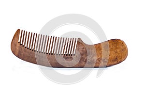 Handmade wooden comb (hairbrush)