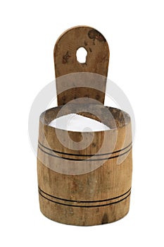 Handmade wooden pail