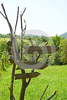 Handmade wooden ponter