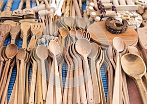 Handmade wooden utensils