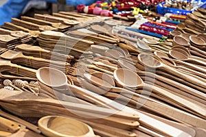 Handmade wooden utensils