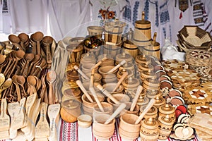 Handmade wooden utensils