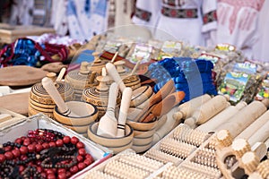 Handmade wooden utensils