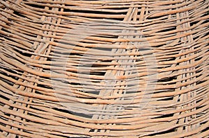 Handmade woven basket