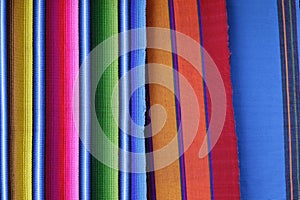 Handmade woven Guatemalan textiles.