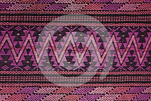 Handmade woven textile from Latin America photo