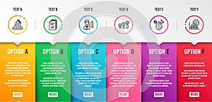 Handout, Roller coaster and Customer satisfaction icons set. Third party, Dirty water and Seo graph signs. Vector