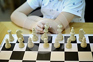 Hands of a 12 years old Chess Master