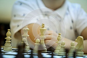 Hands of a 12 years old Chess Master