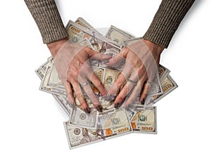 Hand woman money