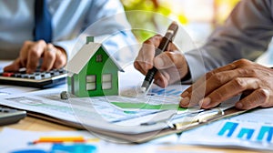 The house and documents.AI generated image