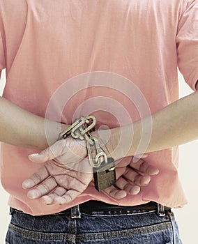 Hands in chain