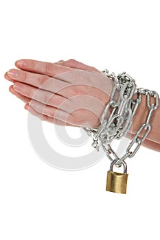 Hands, Chain and Lock