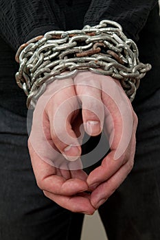 Hands in chains