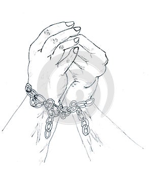 Hands in Chains Sketch