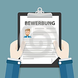 Hands Clipboard Bewerbung