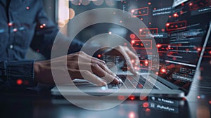 The Hands on Coding Keyboard.AI generated image