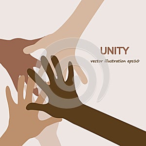 Hands diverse unity