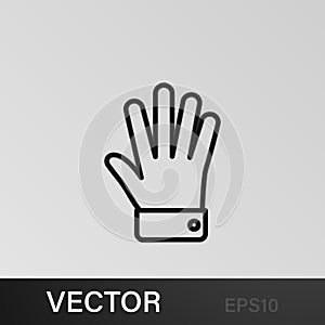 Hands , free, high, outline icons. Can be used for web, logo, mobile app, UI, UX
