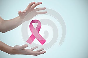 Composite image of hands gesturing against white background