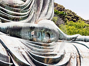 Hands of the great Buddha of Kamakura