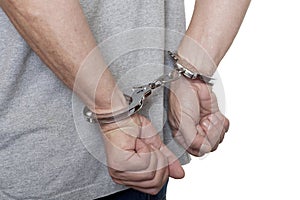 Hands in handcuff