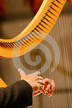 Hands on harp