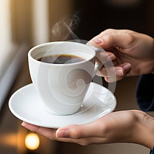 Background is softly blurred, emphasizing the simplicity and elegance