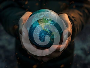 Hands Holding Earth