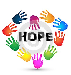 Hands hope logo