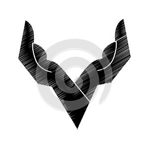 Hands human protection icon