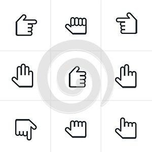 Hands Icons