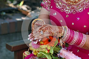 Hände aus indisch Braut 