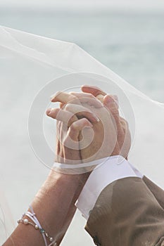 Hands joined in marriage