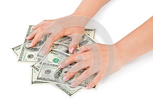 Hands and money