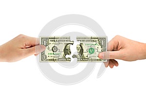 Hands and money puzzle