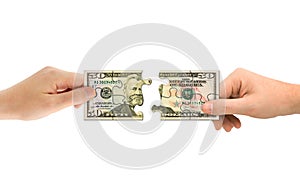 Hands and money puzzle