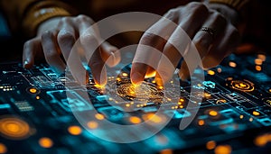 AI-Generated Digital Interface
