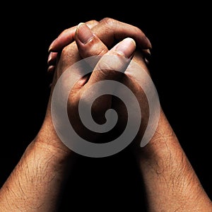 Hands in prayer, pray, direction, guide photo