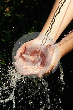 Mani ricezione Acqua 