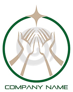 Hands save the nature