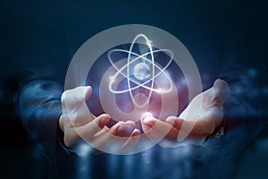 Hands shows the atom .