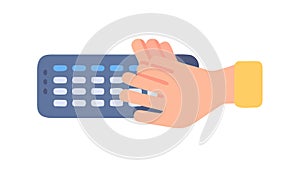 Hands Typing on Modern Keyboard, Efficient Work, vector design Generative AI