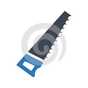 Handsaw vector icon