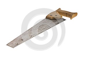 Handsaw on white