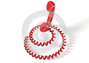 Handset And Coiled Cord