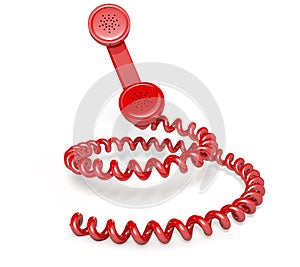 Handset And Coiled Cord